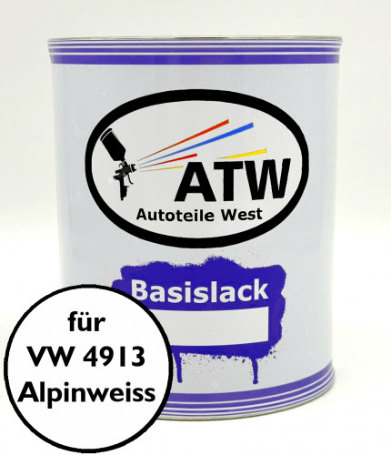 Autolack für VW 4913 Alpinweiss